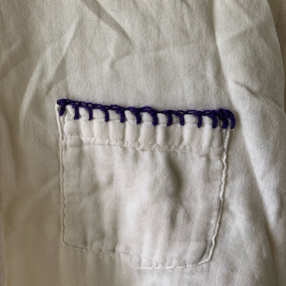 Vintage RARE Cotton Hand-Stitched Shirt - Picture 6 of 6